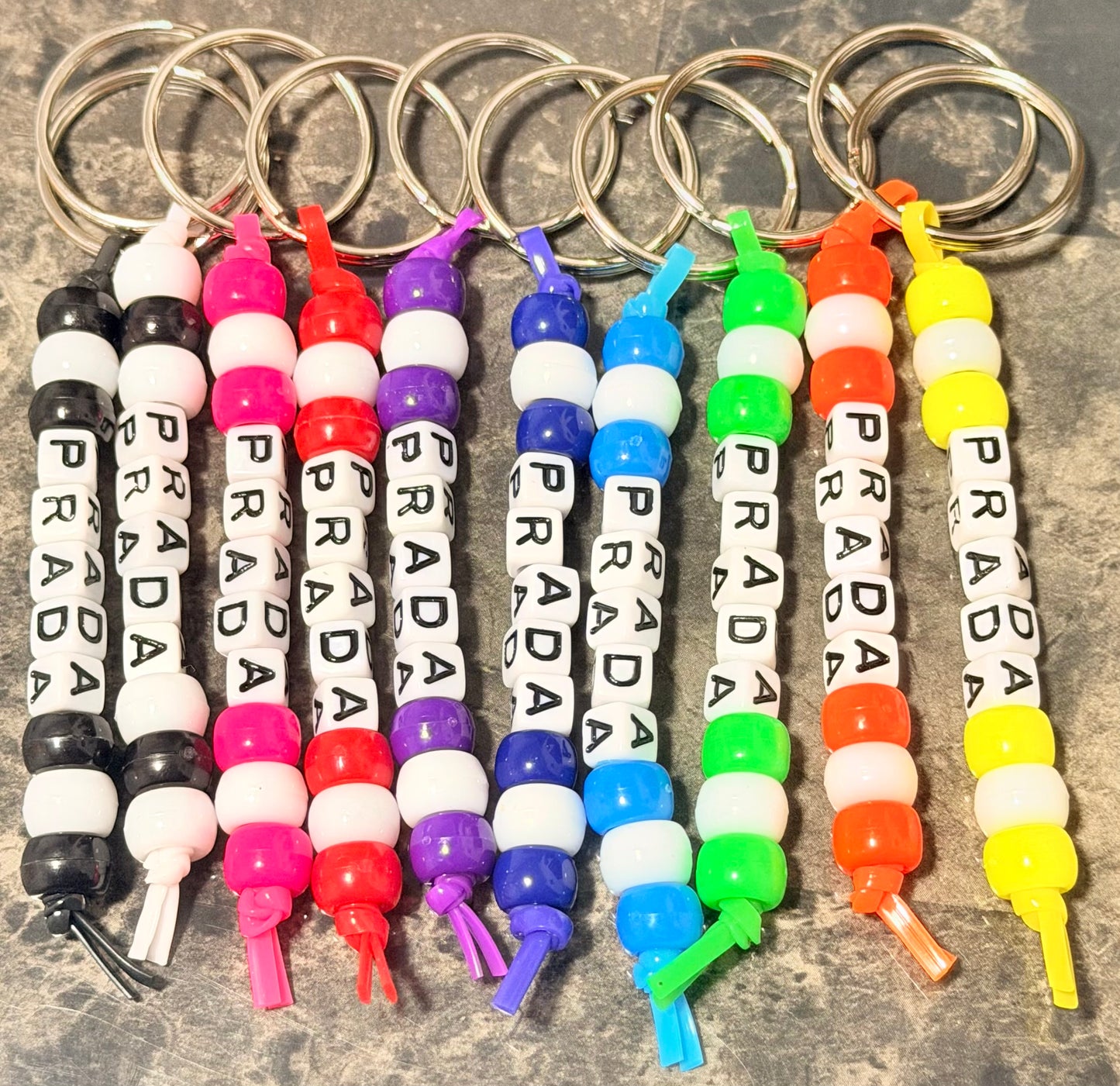 Custom Word Keychains